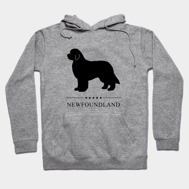 Newfoundland Black Silhouette Hoodie by millersye